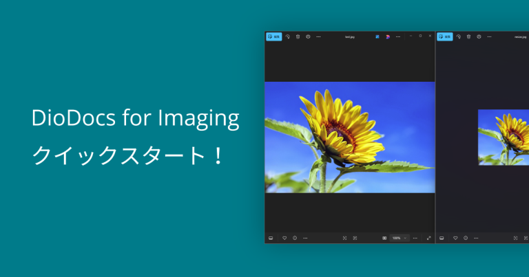 DioDocs for Imaging クイックスタート！