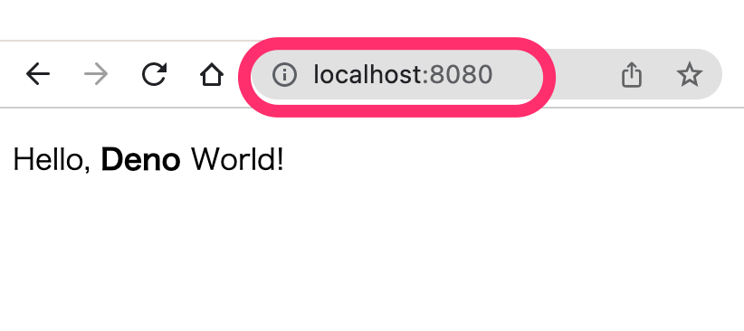 DenoでHTMLの表示
