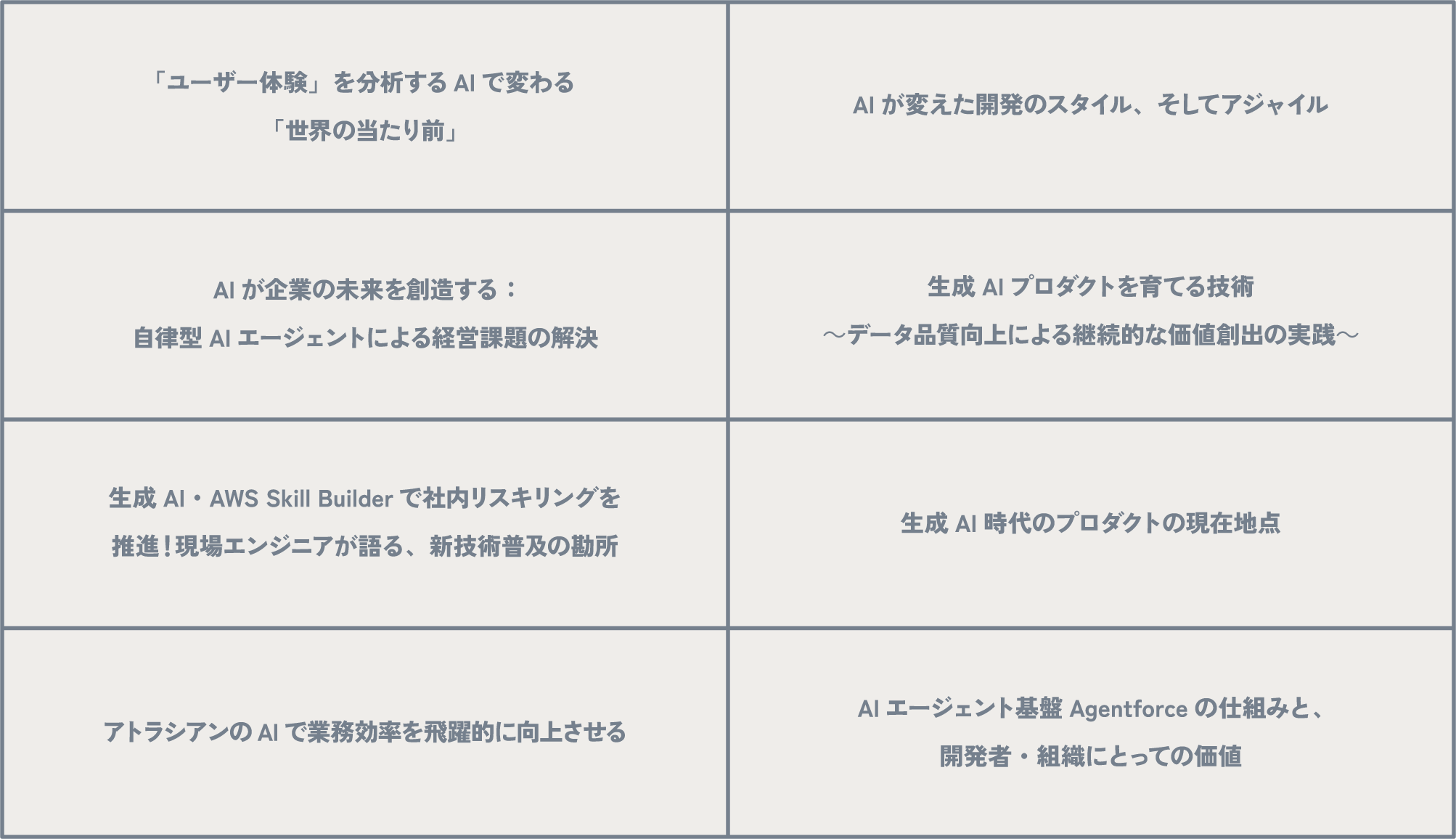 デブサミ2025セッションタイトル