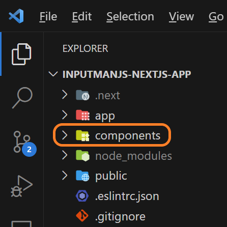 componentsフォルダ