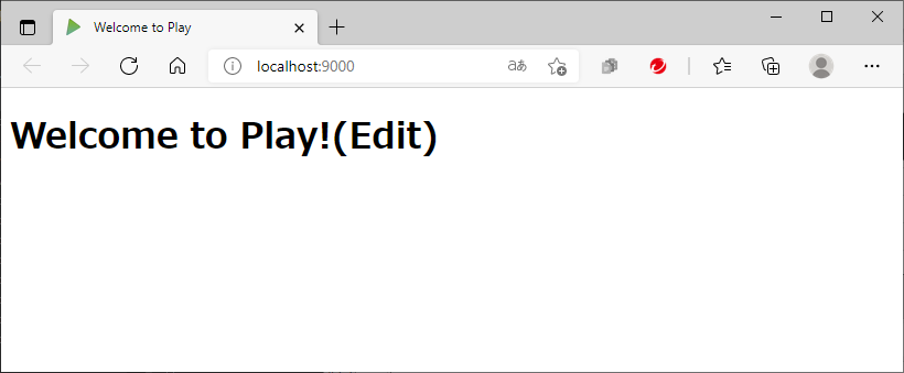 編集したViewの表示