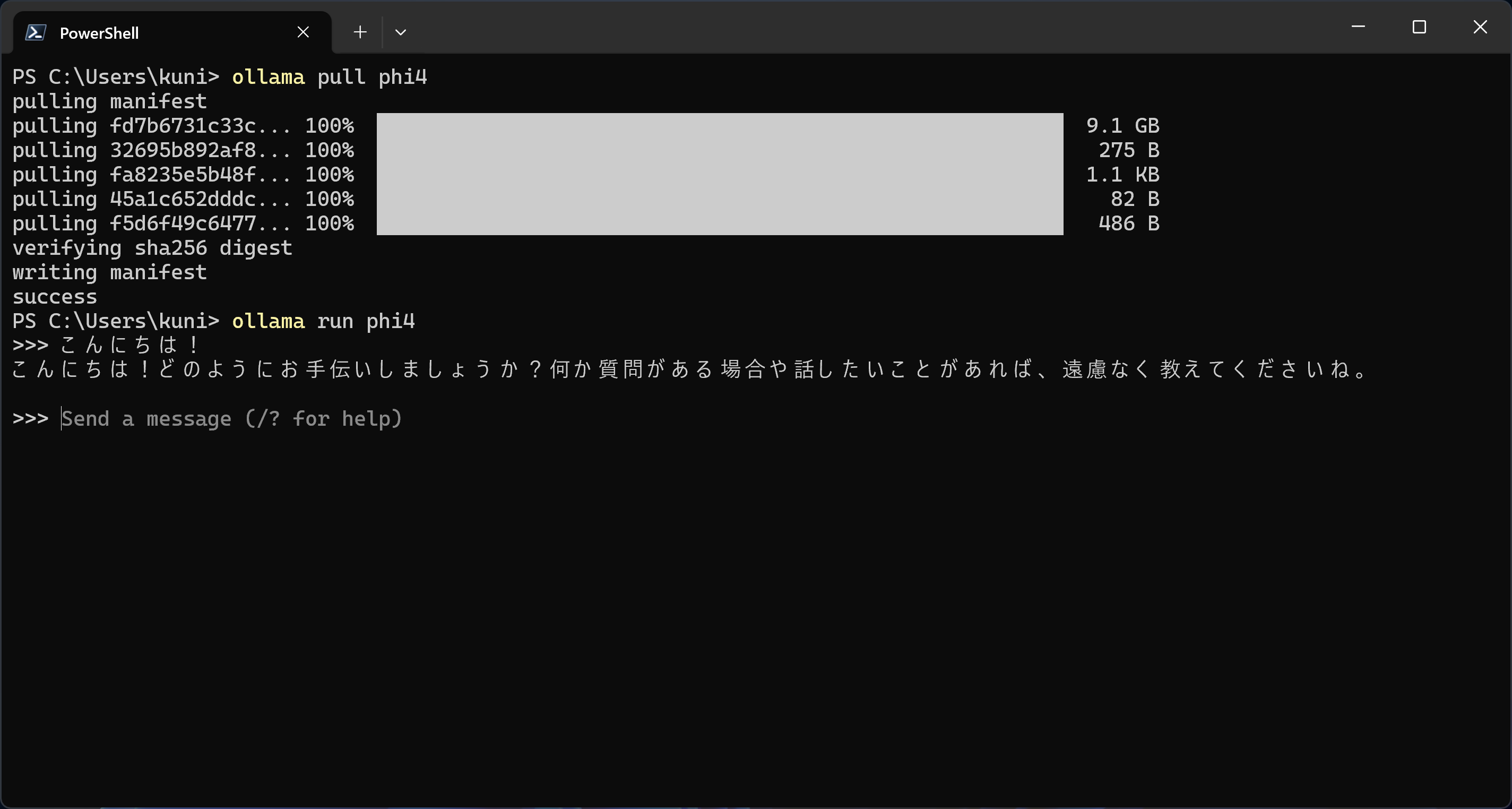 Ollamaの利用準備