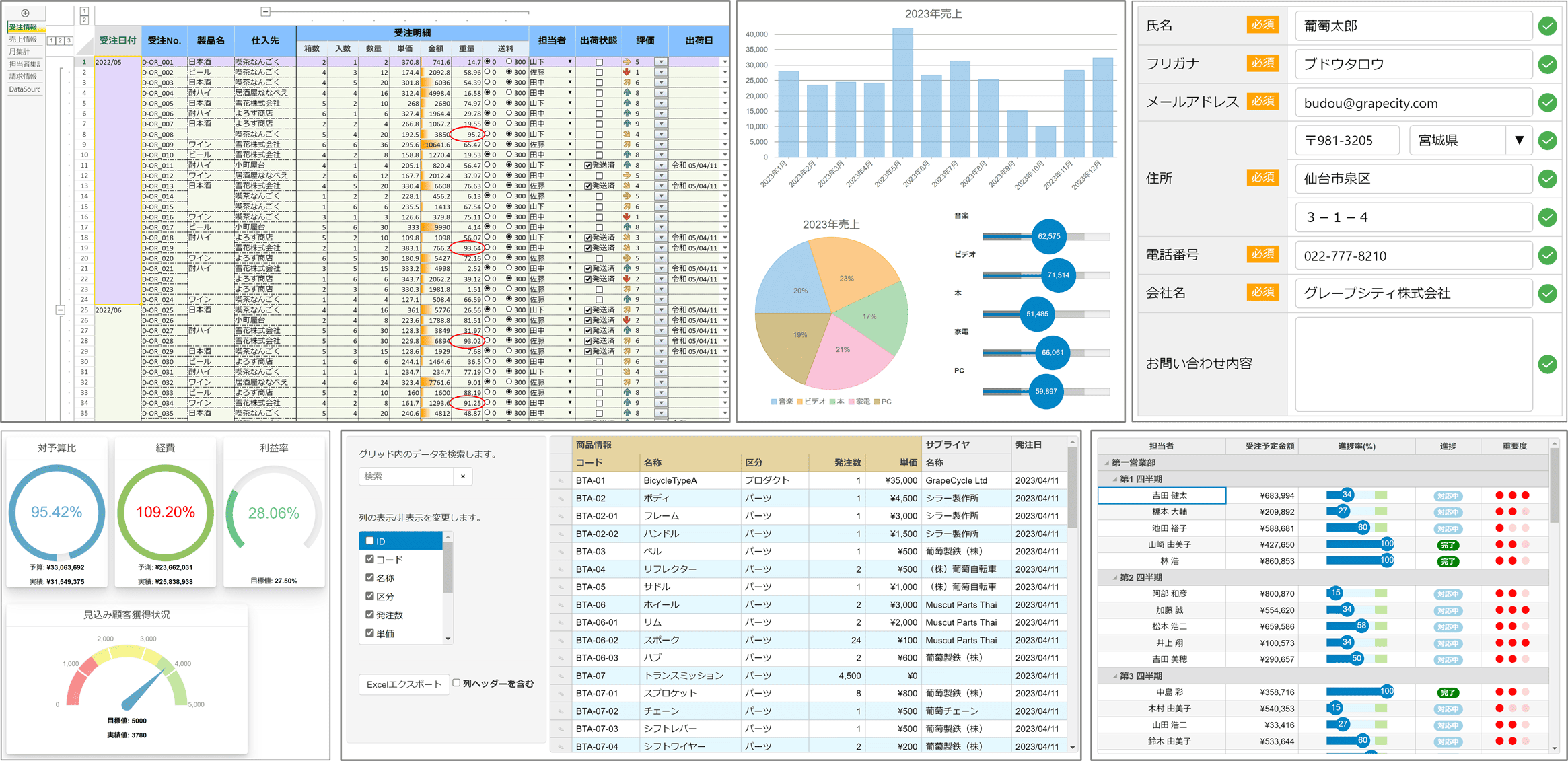 グレープシティのJavaScriptライブラリ