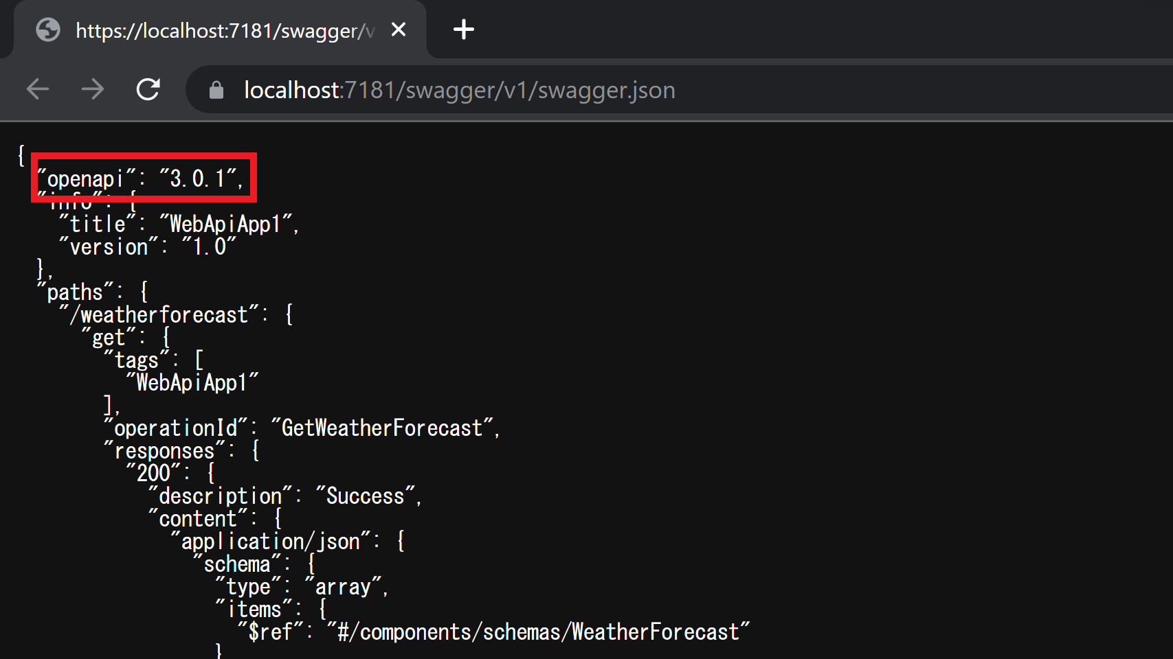 OpenAPI（Swagger）仕様のバージョン