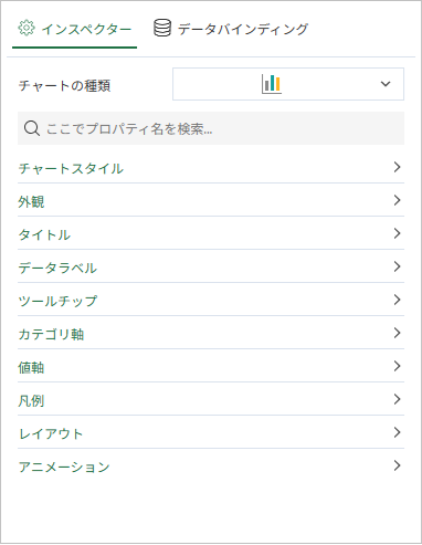 データチャート構成パネル(DataChartConfigPanel)