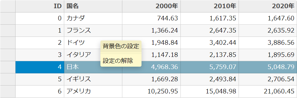 FlexGridにコンテキストメニュー追加