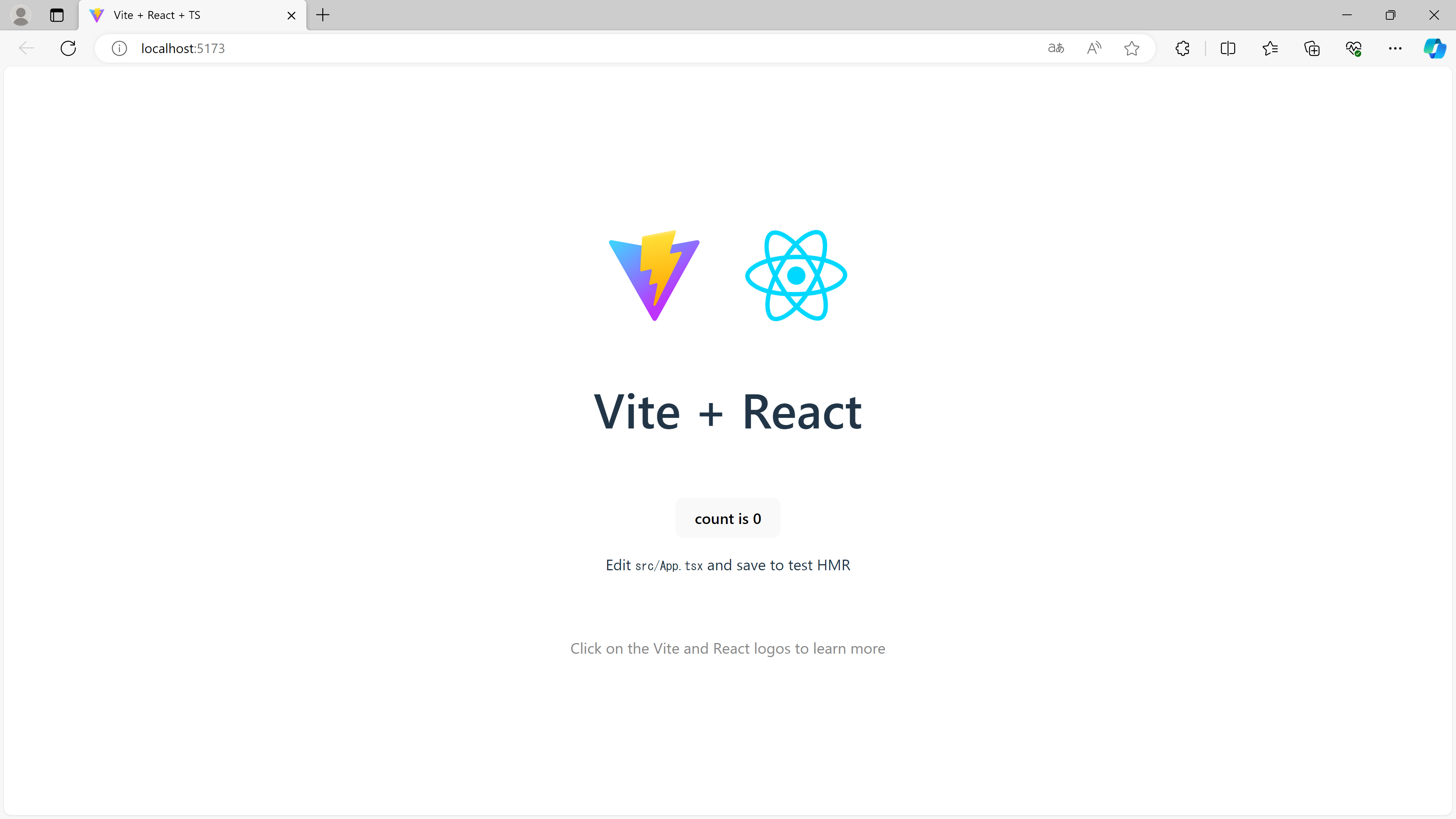 Reactアプリケーションの実行