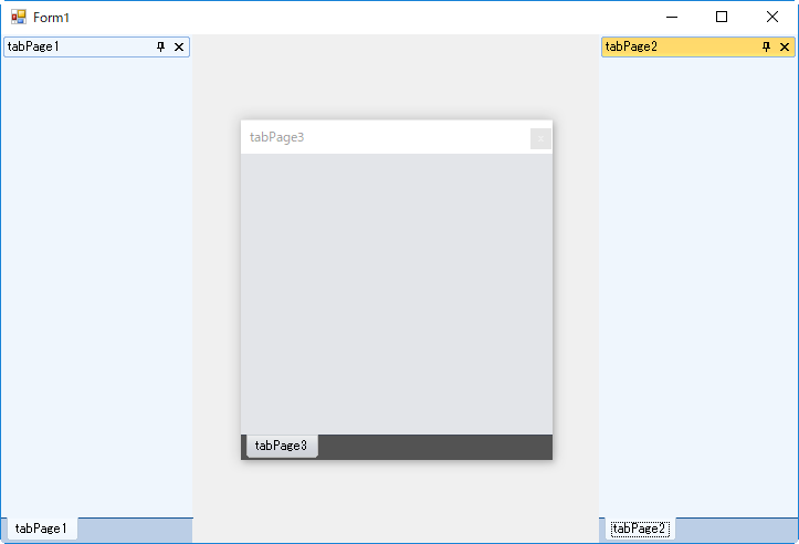 動的に生成されたドッキングタブの VisualStyle を変更