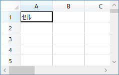 アクティブセルの文字色と背景色の初期状態 アクティブセルの文字色と背景色の初期状態