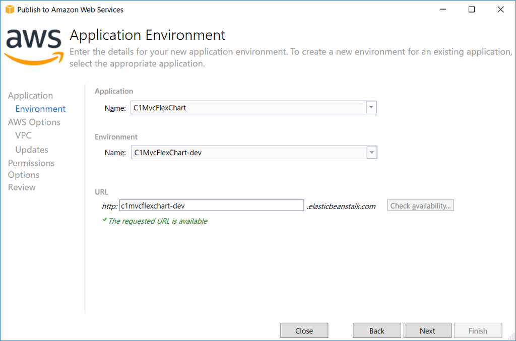 Publish to AWS Beanstalk