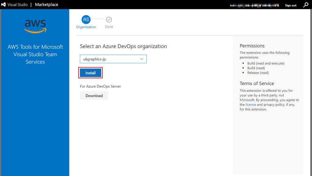 AWS Tools for Microsoft Visual Studio Team Services