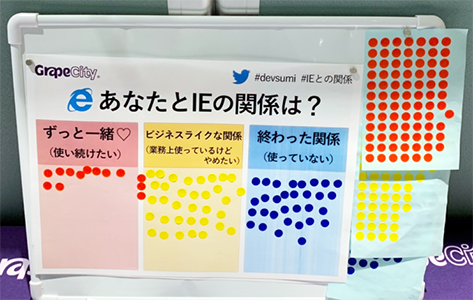 シールアンケート結果 シールアンケート結果