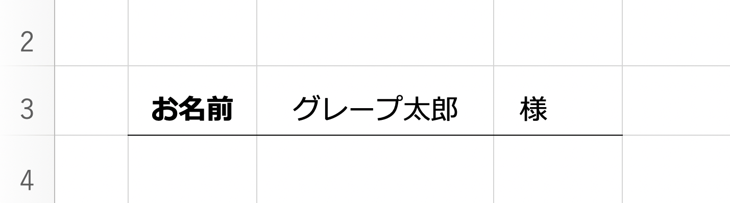 テンプレート中の敬称表記例