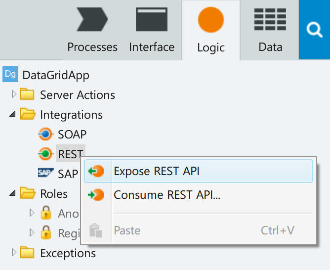 REST API エンドポイントの作成