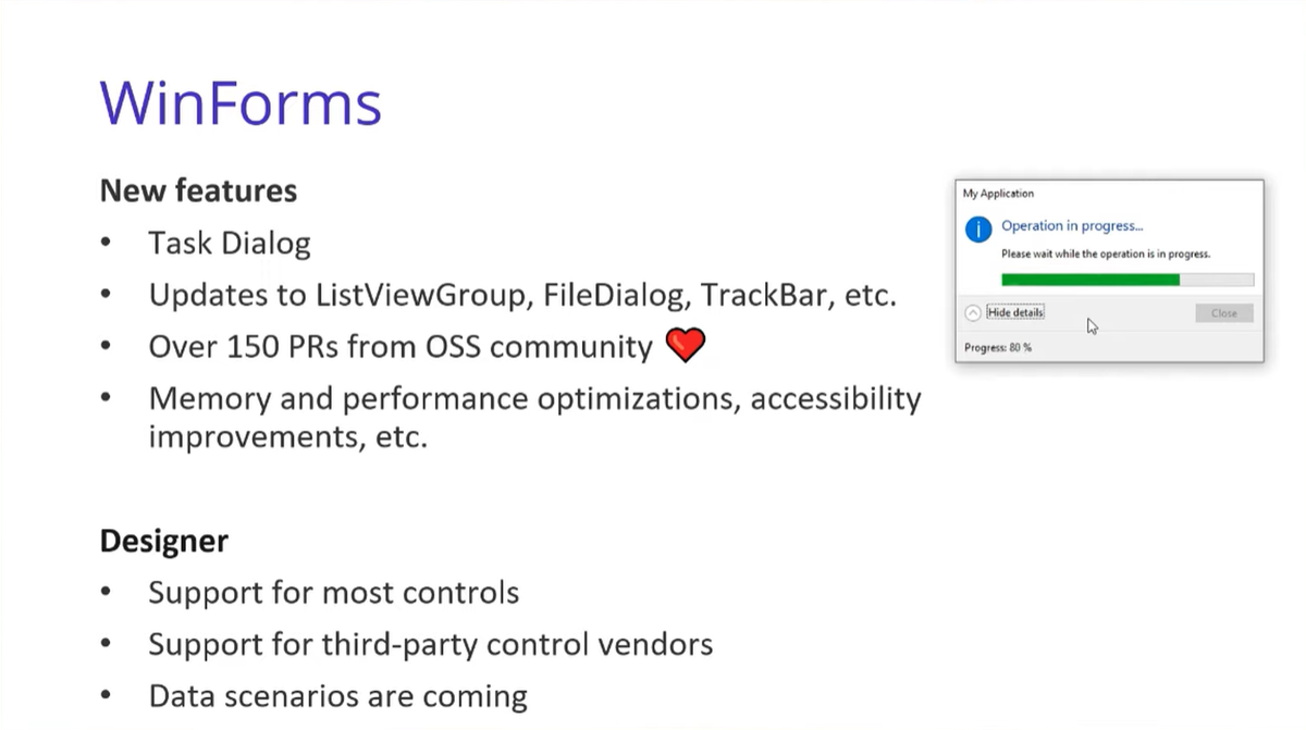Windows Formsの新機能